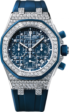 Review 26092CK.ZZ.D021CA.01 Fake Audemars Piguet Ladies Royal Oak Offshore Chronograph watch - Click Image to Close